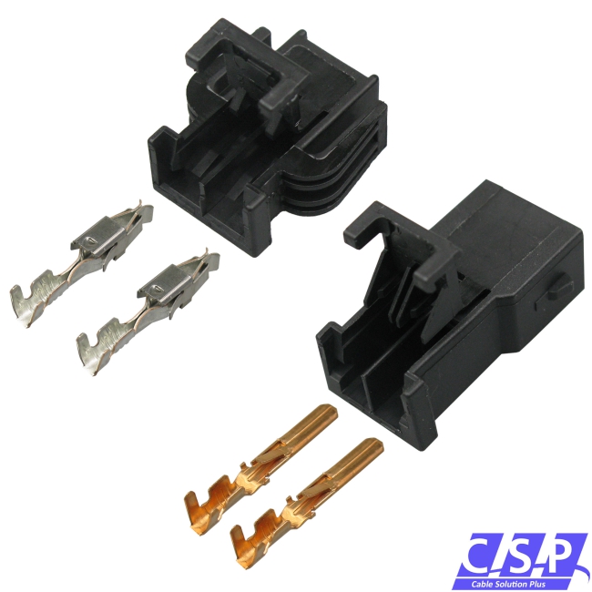 Reparaturset 2-polig Stecker wie VW AUDI 893971632   893971992 Stift Buchse