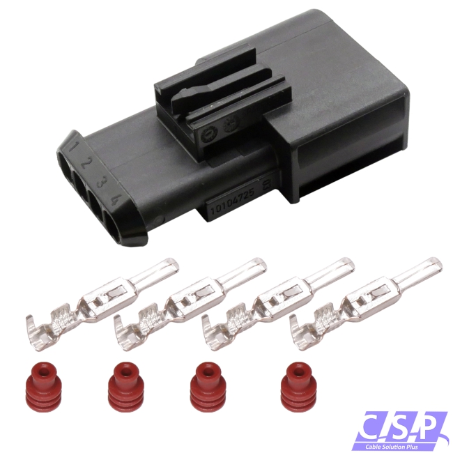 Reparaturset Stecker 4-pol. passt zu Mercedes A1685451828 z.B. Glühkerzen