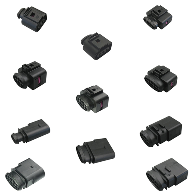 Sortiment passt zu VW Steckverbinder Stecker JPT und MicroTimer 2-polig u. 10-polig