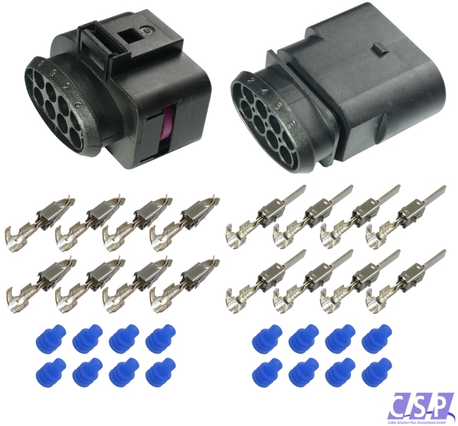 Stecker Set passt zu VW 8D0973734   8D0973834 Reparaturset 8-pol. 0,50²-1,00²