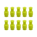 MQS Einzeladerdichtung, Seal, ELA, gelb, f. Leitungen Ø 0,90mm - 1,40mm, im 10er Set